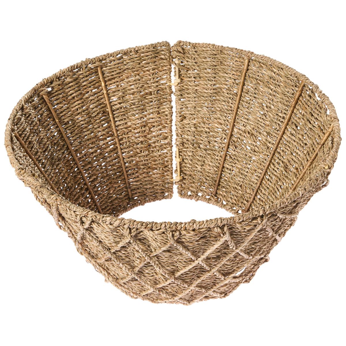 WEIHNACHTSBAUMKRAGEN 22 cm Naturfarben Bougie - Naturfarben, Naturmaterialien (22cm) - Beliani