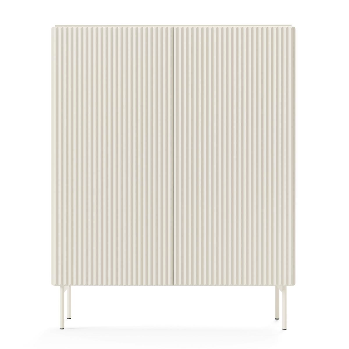 HIGHBOARD TRATTO 98,6/123/39,8cm 2 Türen Kaschmir - Kaschmir, Holzwerkstoff (98.6/123/39.8cm) - MASSENO