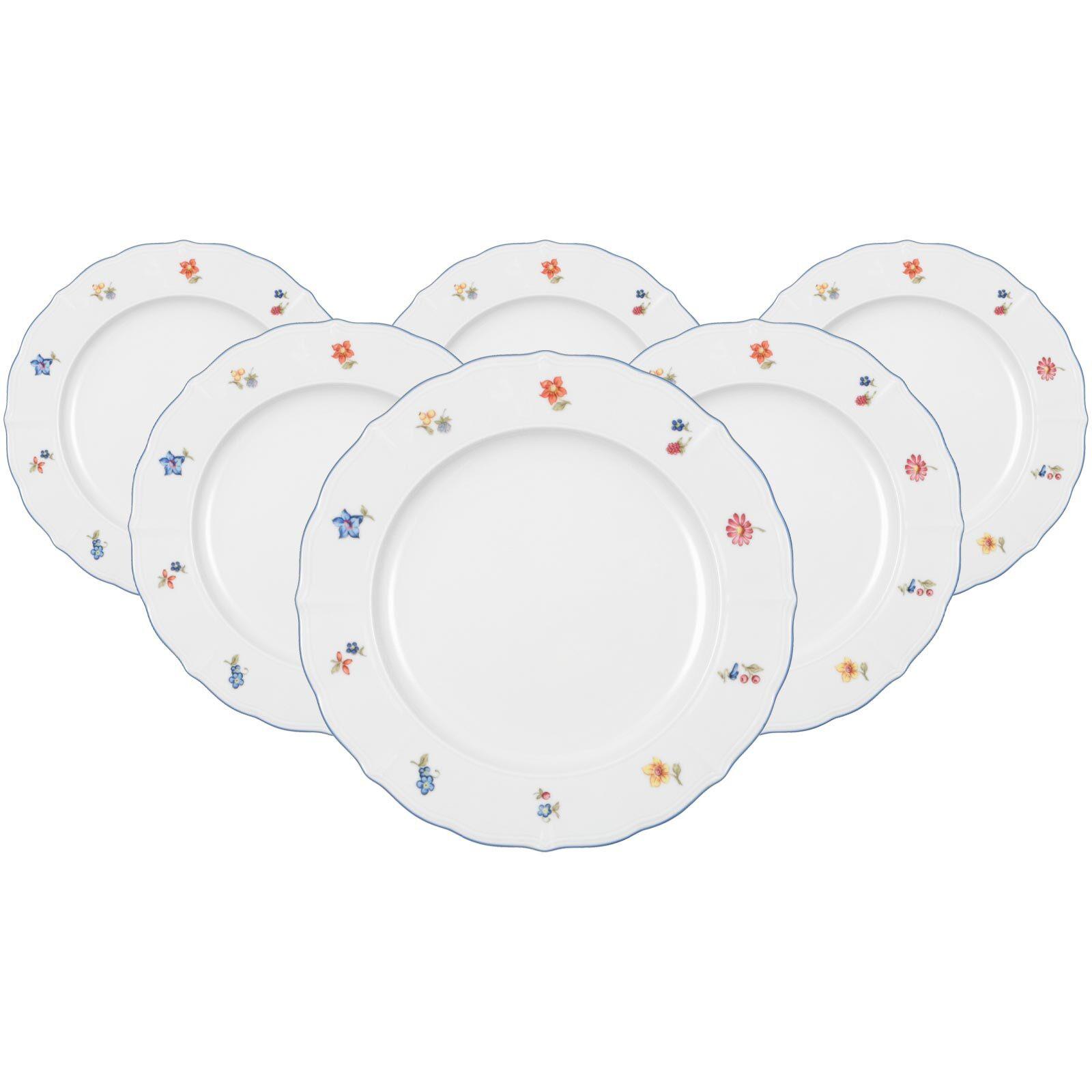 SPEISETELLER Sonate Nostalgie weiß ø 26,2 cm 6er Set - Weiß, Keramik (26.2cm) - Seltmann Weiden