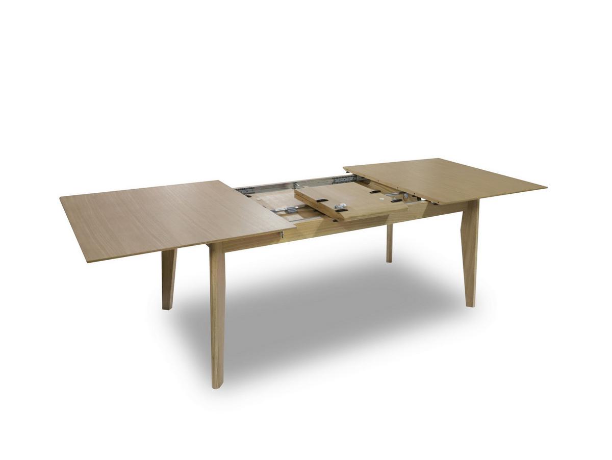 ESSTISCH ROBUST Ausziehbar 180 - 265 / 100 x 76 cm - Eichefarben, Holz (180/100/76cm) - MASSENO