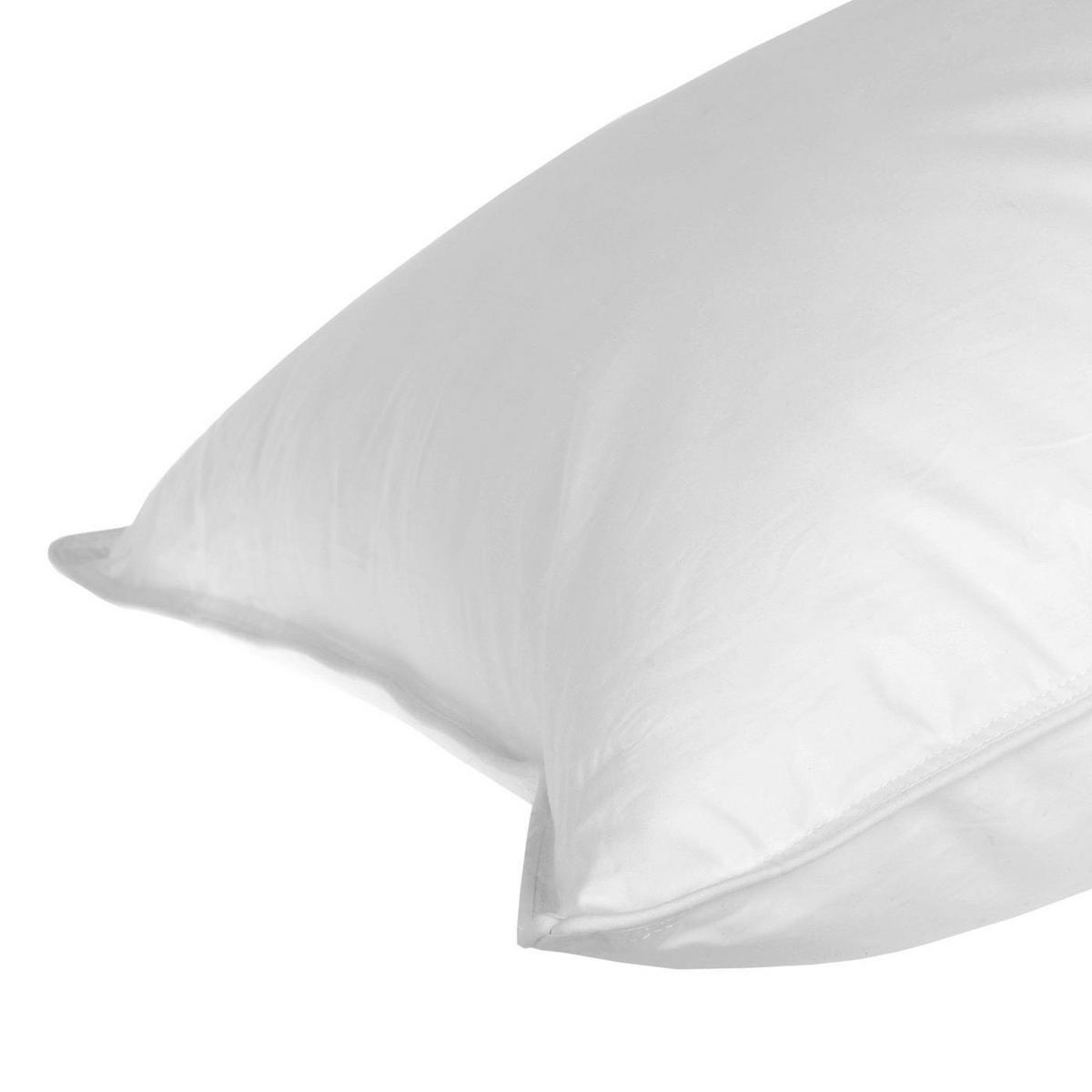 KINDERKISSEN Kopfkissen Super-Mikrofaser 40/60 cm - Weiß, Textil (40/60cm) - Homescapes