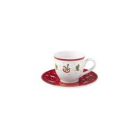 ESPRESSOTASSE MIT UNTERTASSE Toy's Delight rot 70 ml 2er Set - Rot, Keramik (12.2/7.5/12.2cm) - Villeroy & Boch