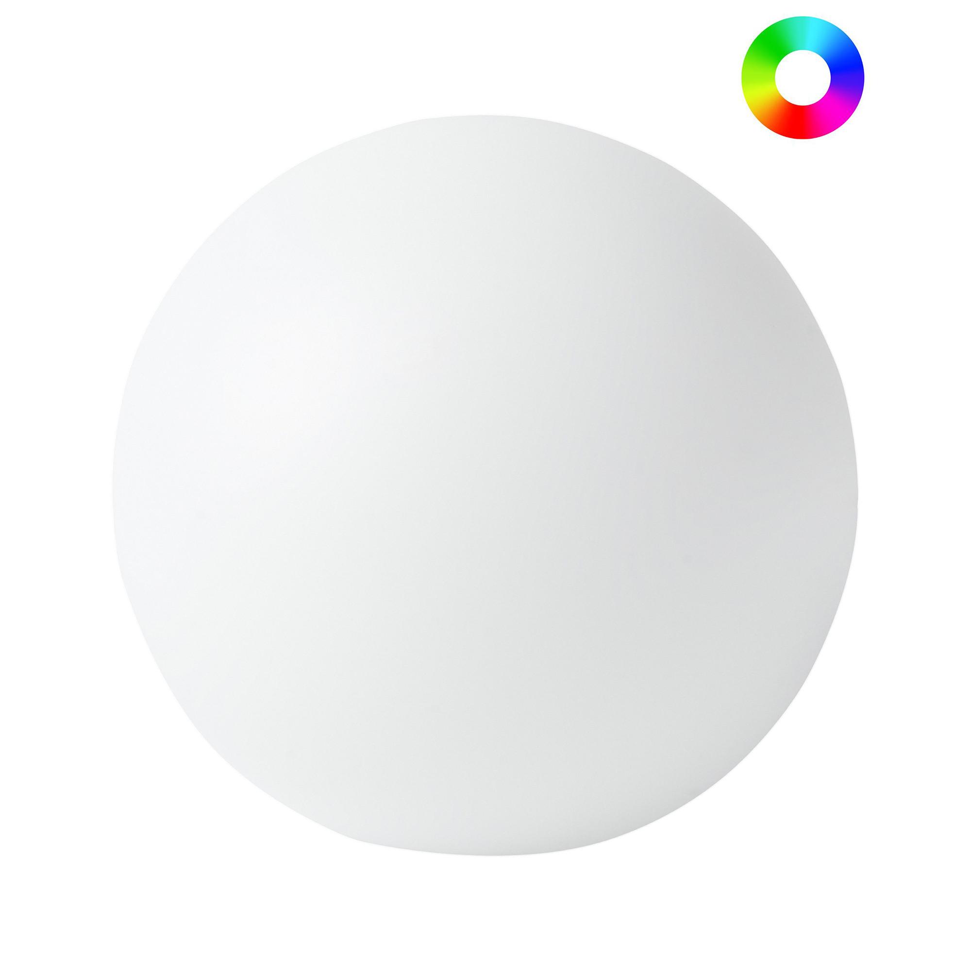LED- KUGELLEUCHTE Weiß Jocoy - Weiß, Kunststoff (50/50/42cm) - Beliani