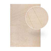 HOCHFLORTEPPICHE Waschbarer ULTRASOFT Beige 120 x 180 cm - Beige, Textil (120/180cm) - STORESDECO