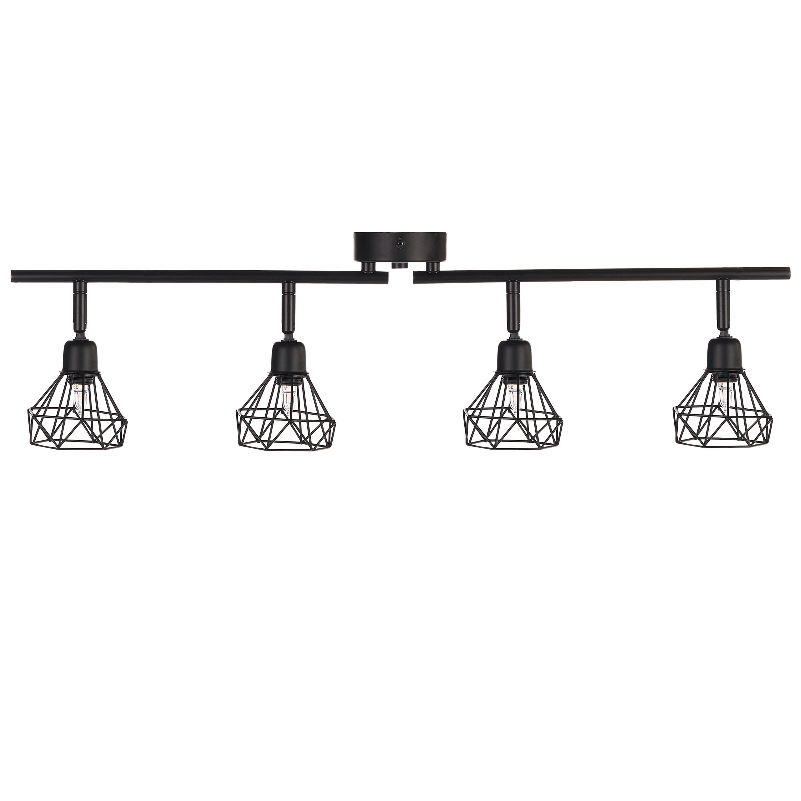 WANDLEUCHTE 2er-Set Erma 16/10/8 cm - Schwarz, Metall (66/18/10cm) - Beliani