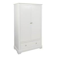 SCHRANK 2 Türen Weiß - Weiß, Holzwerkstoff (102/174/52cm) - Petits-meubles