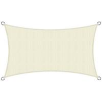 SONNENSEGEL SolVision HS9 200/400 cm rechteckig Creme HDPE - Creme, Kunststoff (400/200cm) - Sol Royal