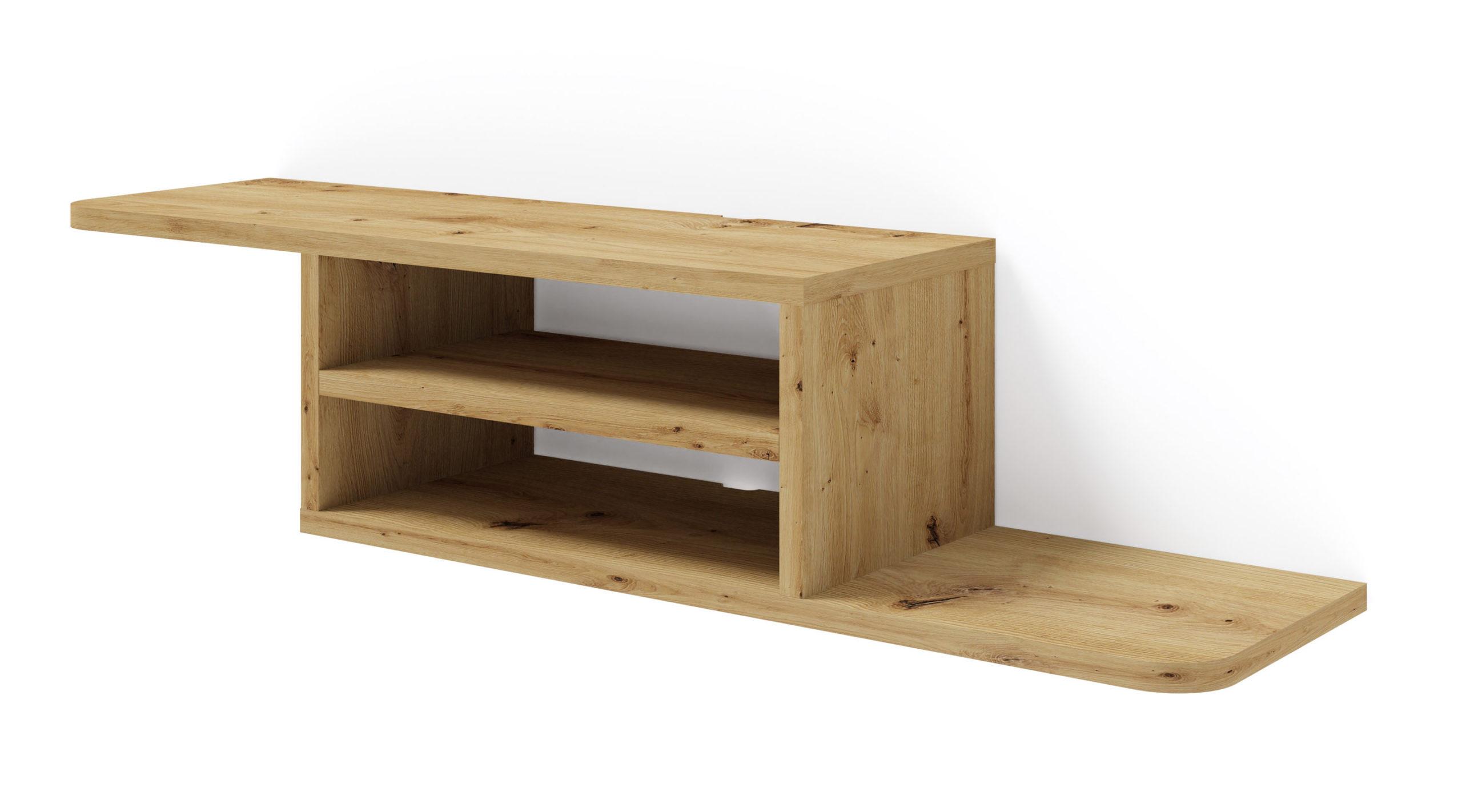 TV LOWBOARD Artisan Eiche 90/20/22 - Eiche Artisan, Holzwerkstoff (90/20/22cm) - RAUMHIRSCH FURNITURE