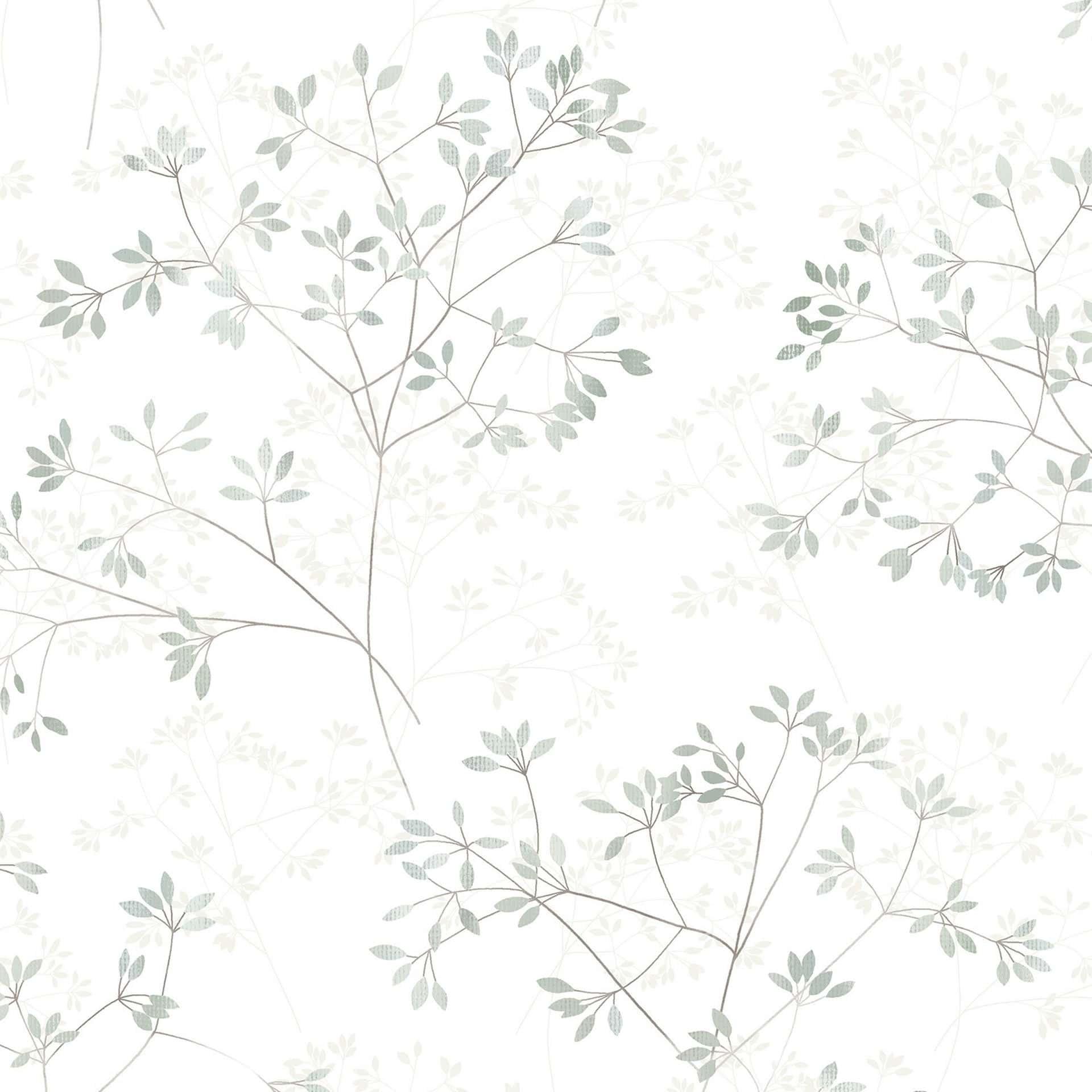 VLIESTAPETE Floral Tapete weiß, grün - Weiß/Grün, Papier (53/1cm) - marburg