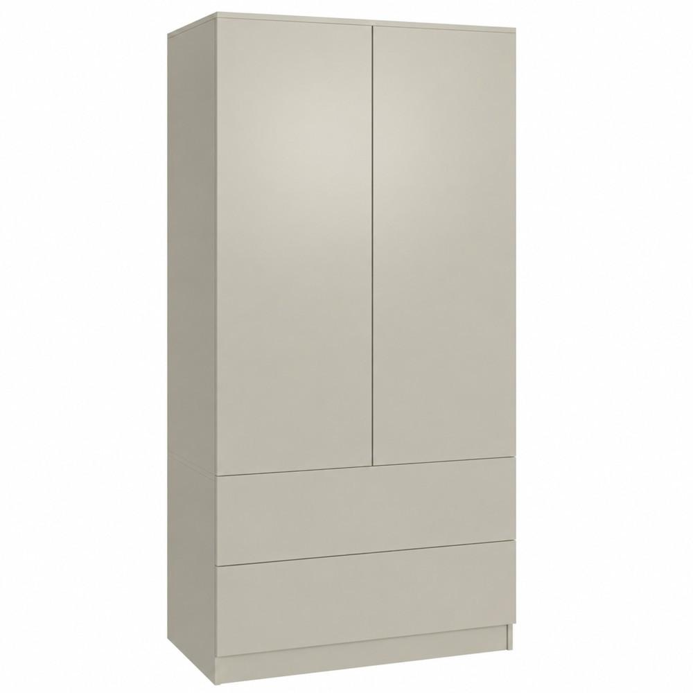DREHTÜRENSCHRANK Classic mit 2 Türen, mit Schubladen, 90 cm, Kaschmir - Kaschmir, Textil (90/180/50cm) - Beautysofa