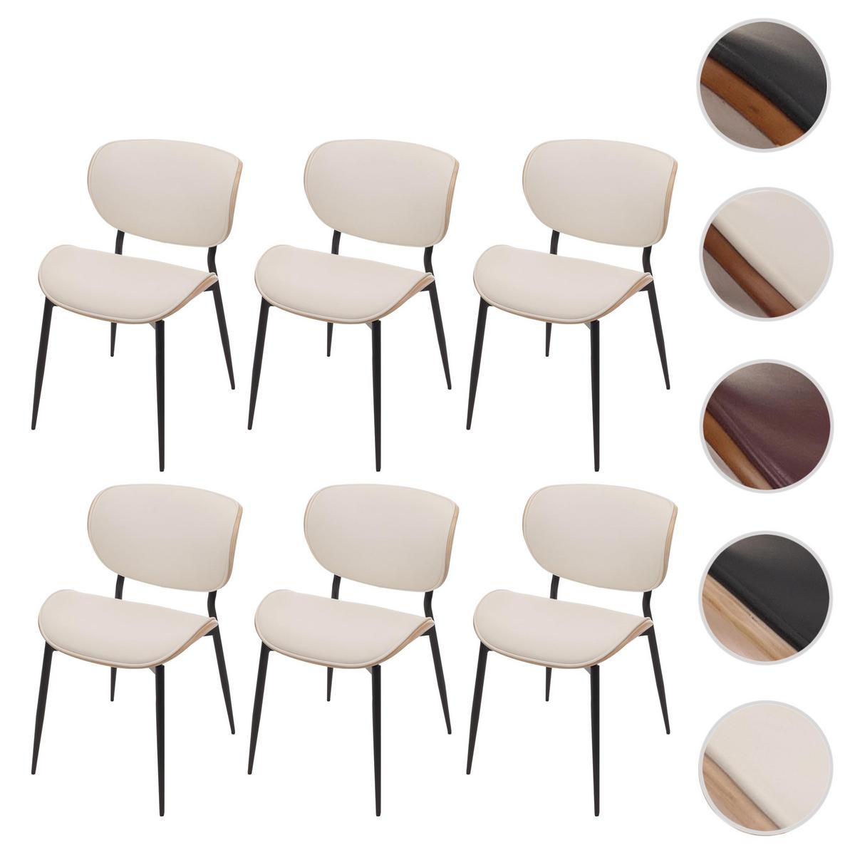 ESSZIMMERSTUHL Beige, Weiß - Beige/Weiß, Textil (50/80/51cm) - MCW