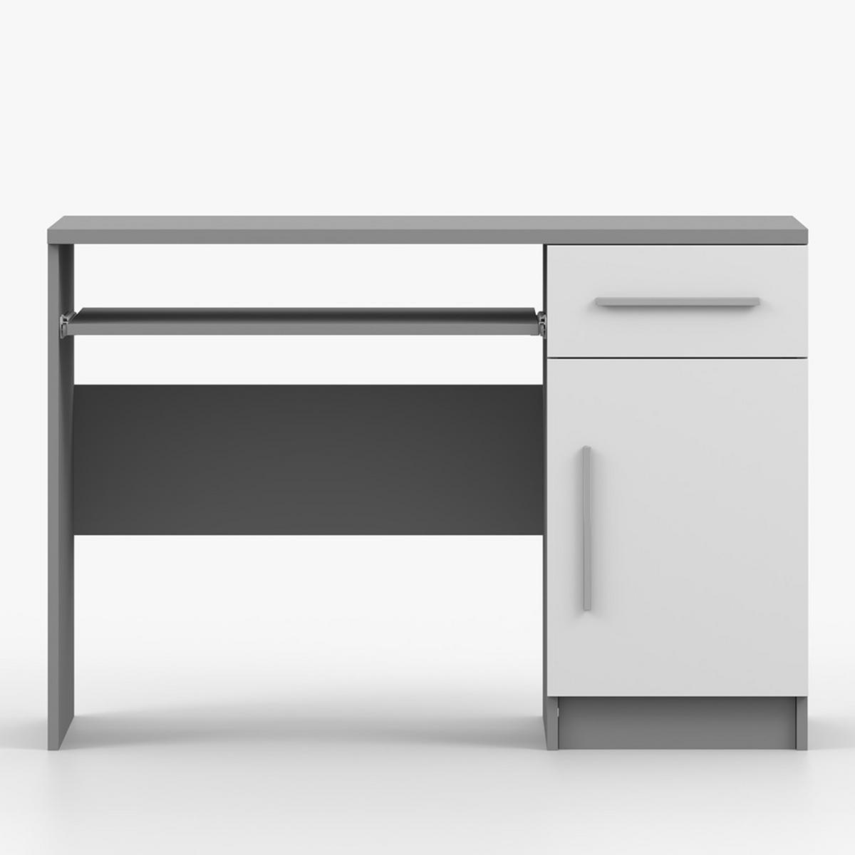 KINDERSCHREIBTISCH Omega II 08, 110/75/50, grau - Grau, Holzwerkstoff (110/75/50cm) - imoebel24