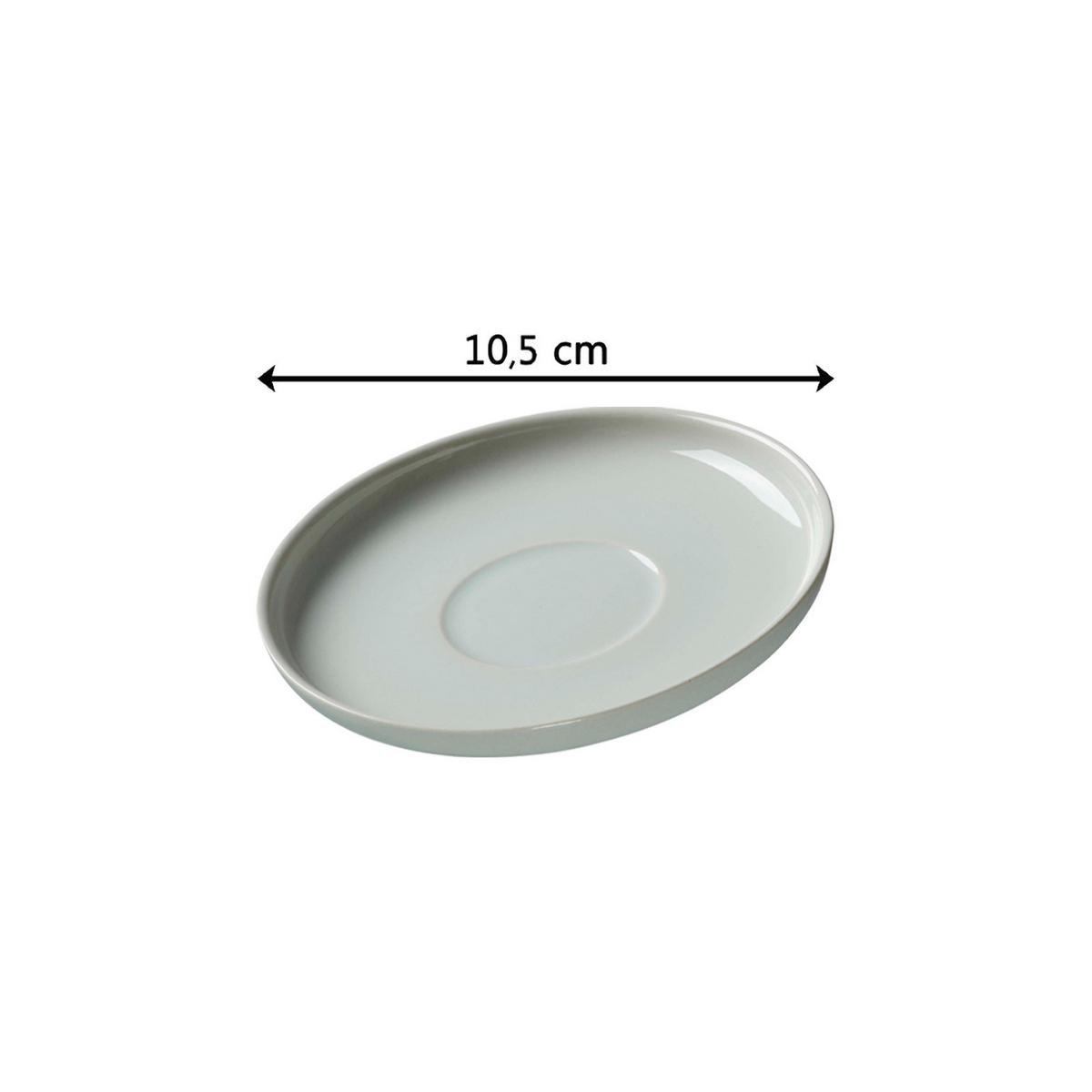 ESPRESSOTASSE MIT UNTERTASSE Jasper Mint 100 ml - Mintgrün, Keramik (10.5/7.5/10.5cm) - Ritzenhoff Breker