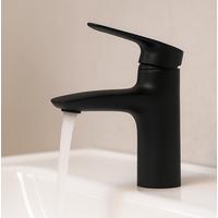 WASCHTISCHARMATUR Valley Schwarz - Schwarz, Metall (10/20/5cm) - Badplaats