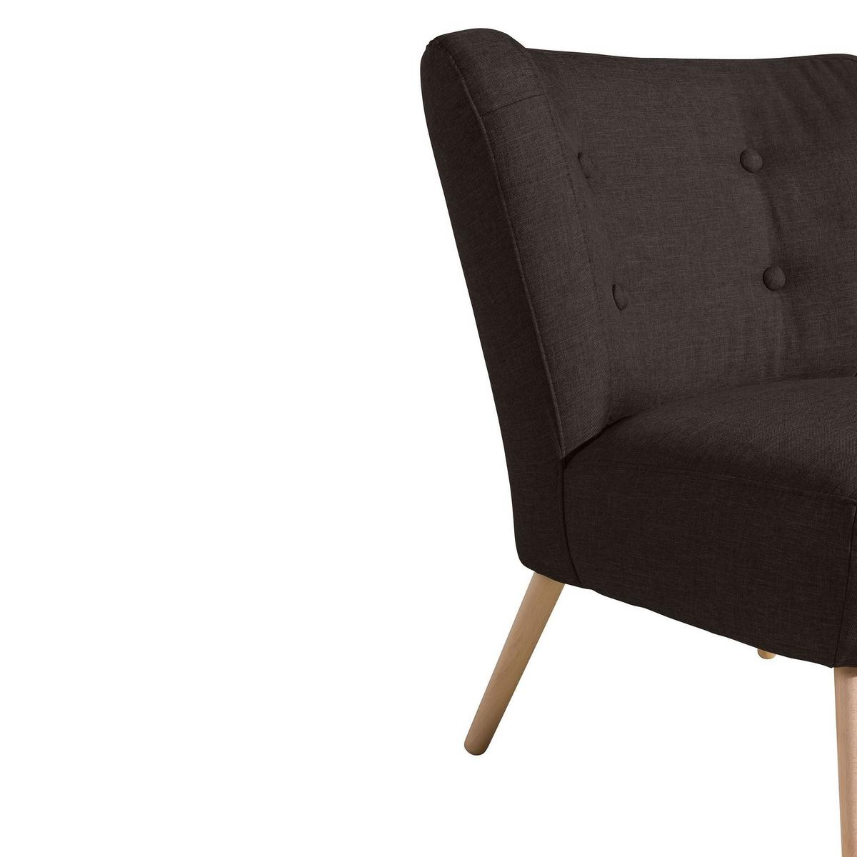 SESSEL Kassi Bezug Flachgewebe Buche natur / schoko - Braun, Kunststoff (69/80/68cm) - 58aufmkessel