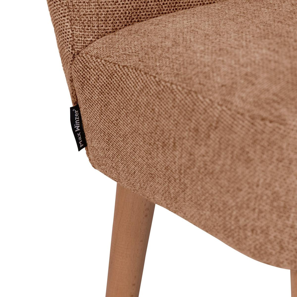 KINDERSOFA 2-Sitzer Katya Flachgewebe hellbraun - Hellbraun, Kunststoff (97/54/50cm) - 58aufmkessel