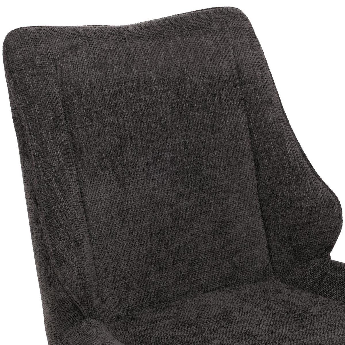 ESSZIMMERSTUHL Schwarz, Grau 6er-Set - Schwarz/Grau, Textil (55/88/62cm) - MCW