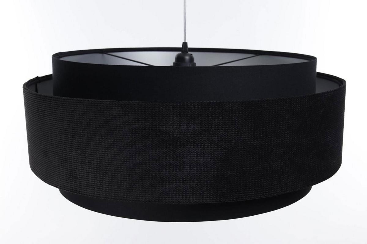 HÄNGELEUCHTE Schwarz 60/25 cm - Schwarz, Kunststoff (60/1/25cm) - ONZENO