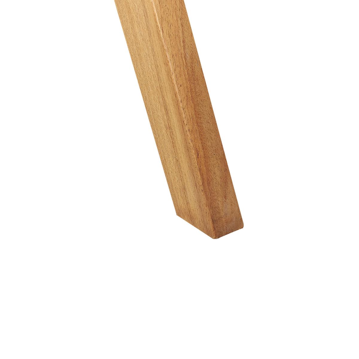 HOLZSTUHL Rattangeflecht Natürlich Middletown - Naturfarben, Holz (60/72/83cm) - Beliani