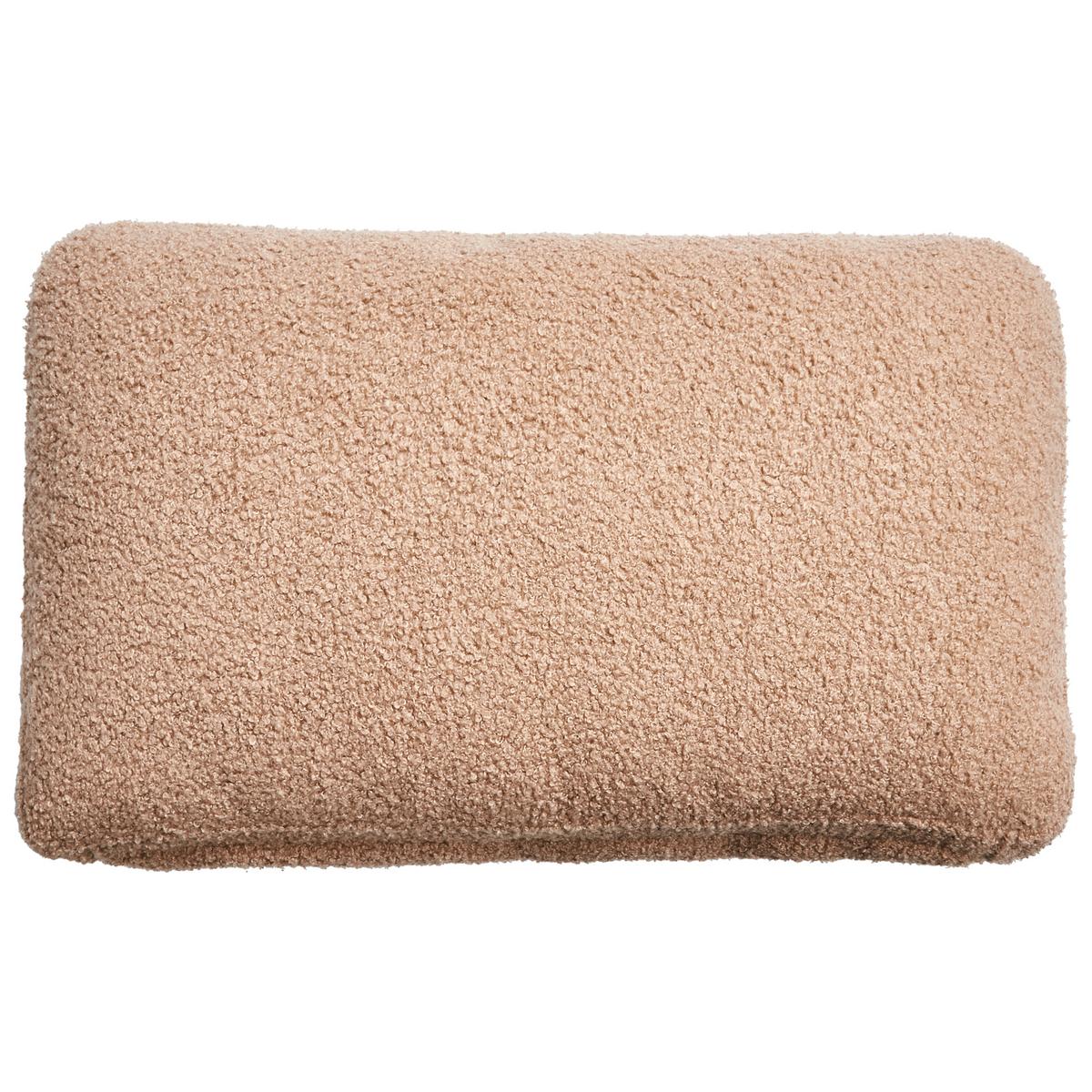 CHAISELONGUE-RECHTSSEITIGE Bouclé Sandbeige Ewron - Sandfarben/Beige, Textil (150/70/72cm) - Beliani