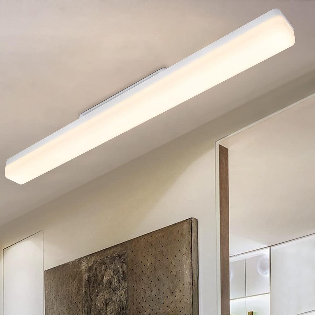 LED-DECKENLEUCHTE Aatrox 60/4.5/5cm - Weiß, Metall (60/4.5/5cm) - ZMH