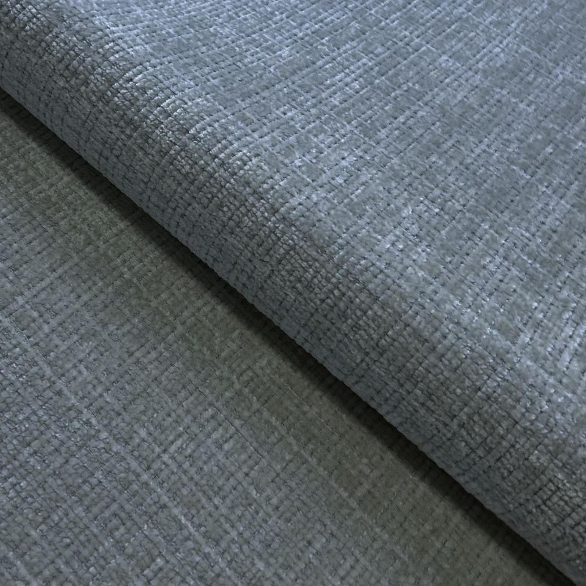 ECKSOFA Puffy mit Schlaffunktion und Bettkasten - besonders weich und puffig aus Grau Chenille-Stoff - Ottomane links - Schwarz/Grau, Holz/Kunststoff (138/266cm) - S-Style Möbel