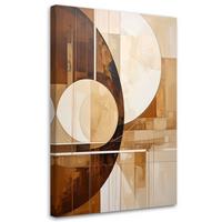 LEINWANDBILD 3D und geometrisch 30x45cm - Beige, Textil (30/45cm) - Feeby