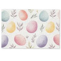 FUSSMATTE Eier - Bunt - Muster Teppichmatte 60x40 cm - Multicolor, Kunststoff (40/60cm) - MuchoWow