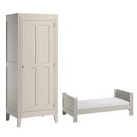 BABYZIMMER 2-teilig Milenne Beige - Beige, Holzwerkstoff (145/86/74.5cm) - Petits-meubles