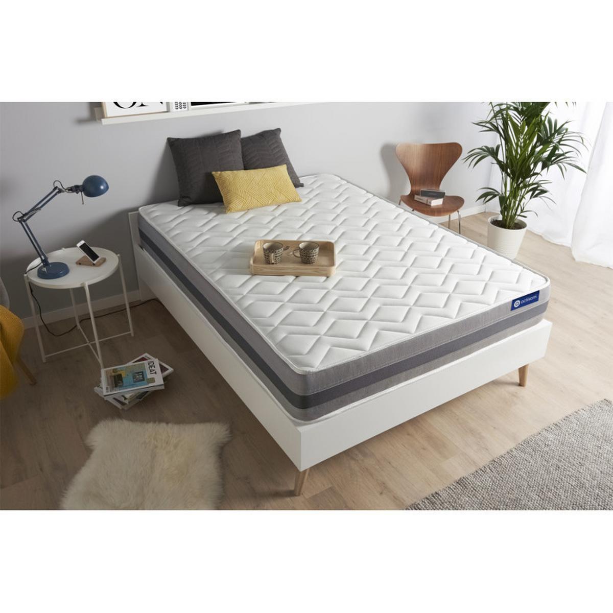 MATRATZE Actimemo relax Memory-Schaum 90 x 220 cm h2 - Weiß, Textil (90/220cm) - ACTISOM