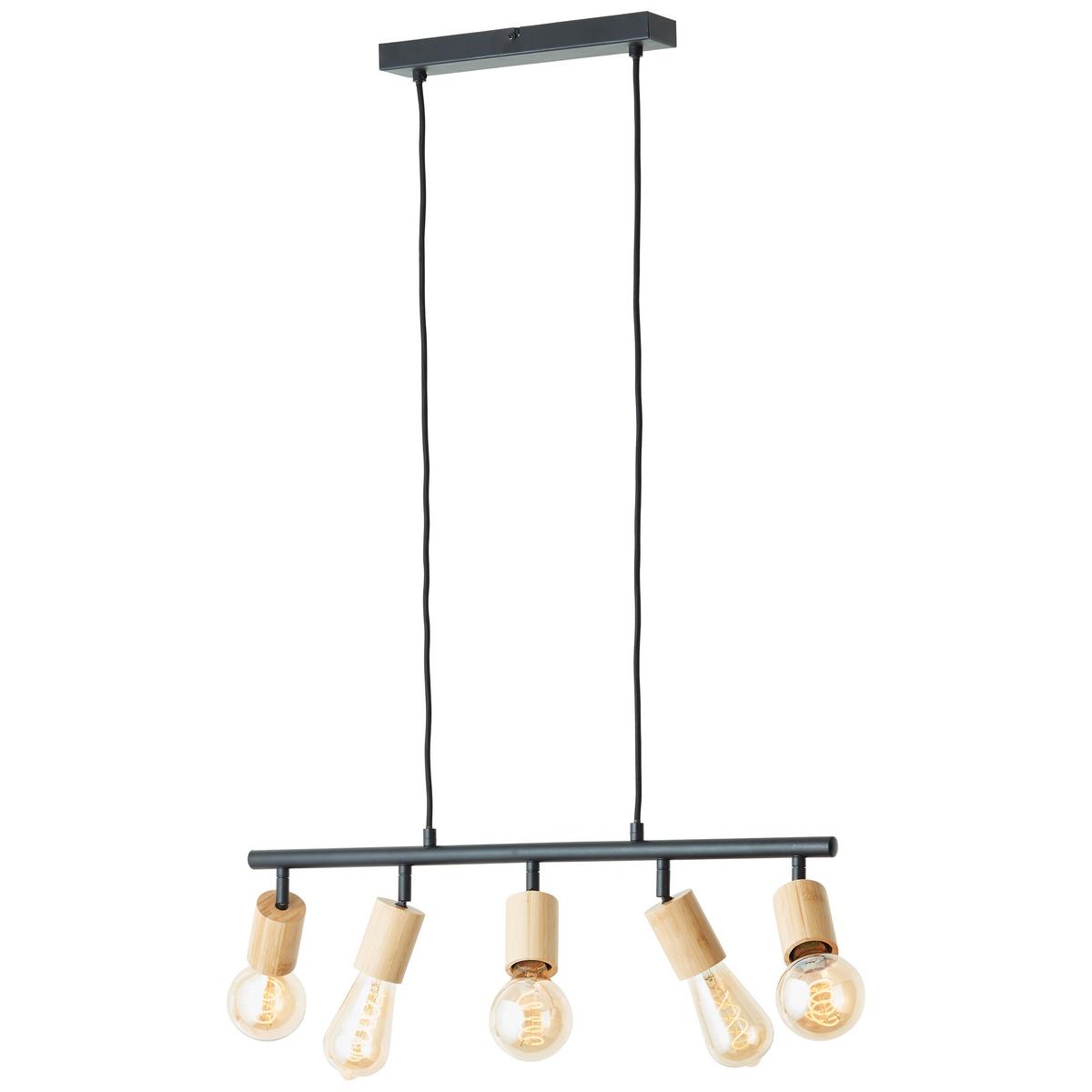 BALKENPENDEL Tiffany 99684/76 - Schwarz, Metall (6/63/90cm) - Brilliant