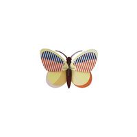 WANDDEKO Moderner Falter 7.5/16 cm - Multicolor, Wellpappe (7.5/16/23cm) - Studio Roof