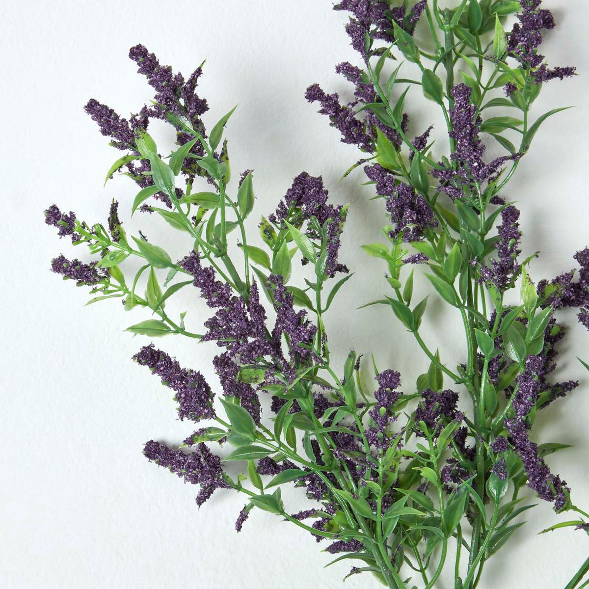 DEKOZWEIG Wilder Lavendel, 69 cm - Violett, Kunststoff (69cm) - Homescapes