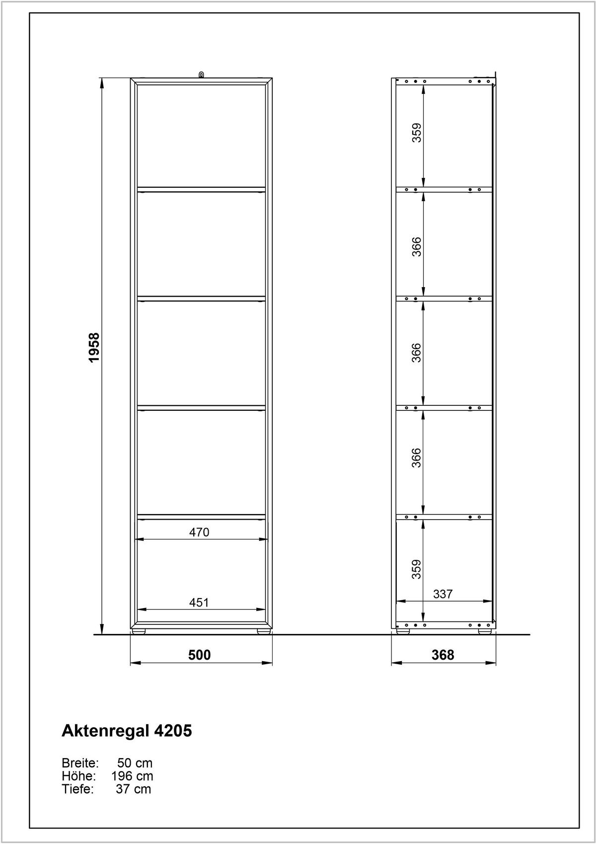 BÜRO-SET MUENCHEN 2-teilig | Schrank & Regal 5 OH | Glas Front & Abschließbar | Chalet-Eiche-Nb./Weiß - Weiß/Braun, Holzwerkstoff/Metall (145/196/37cm) - KADIMA DESIGN