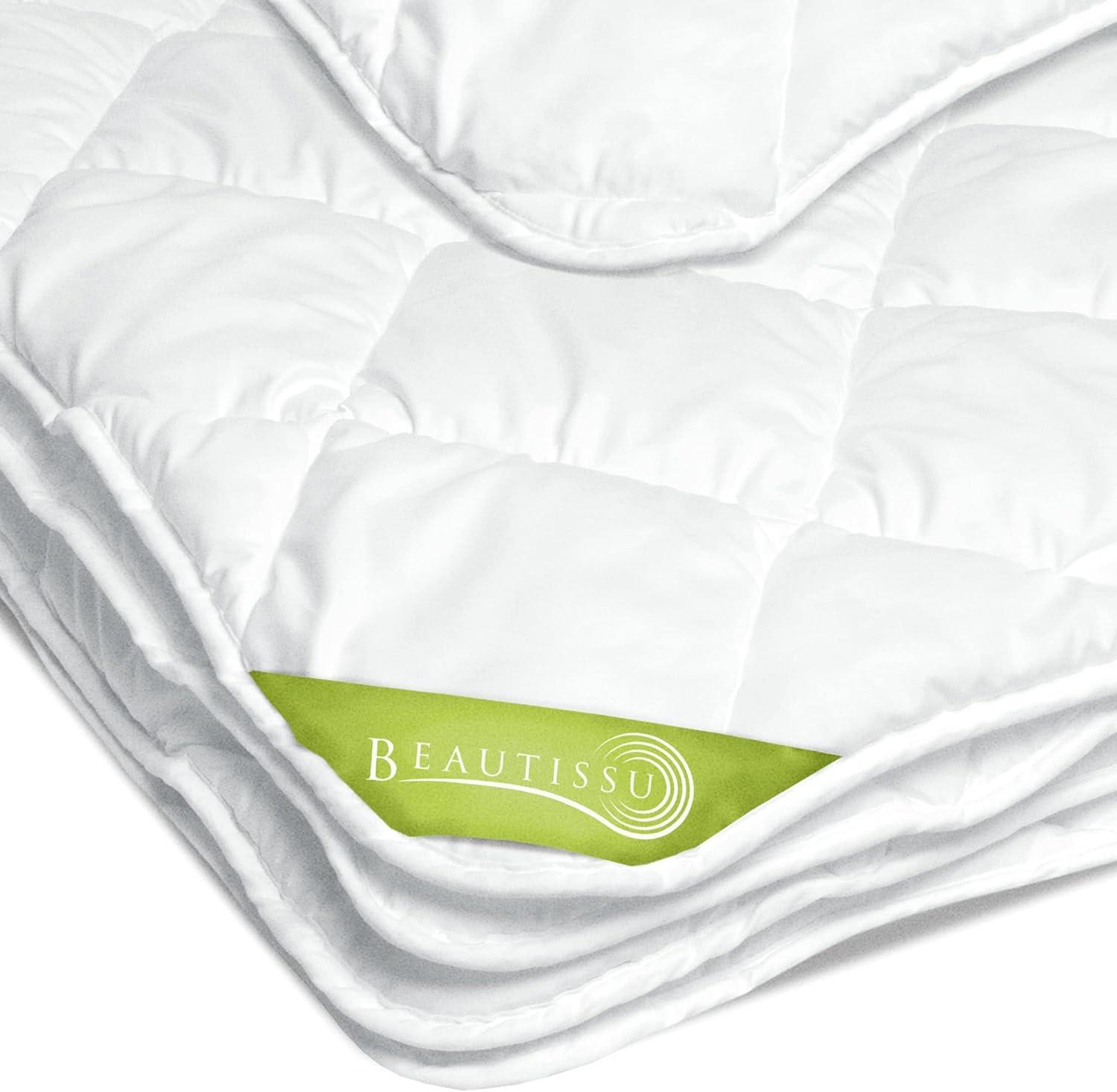 BETTDECKE BeauNuit MD 220/240 cm Mono - Weiß, Textil (220/240cm) - Beautissu 