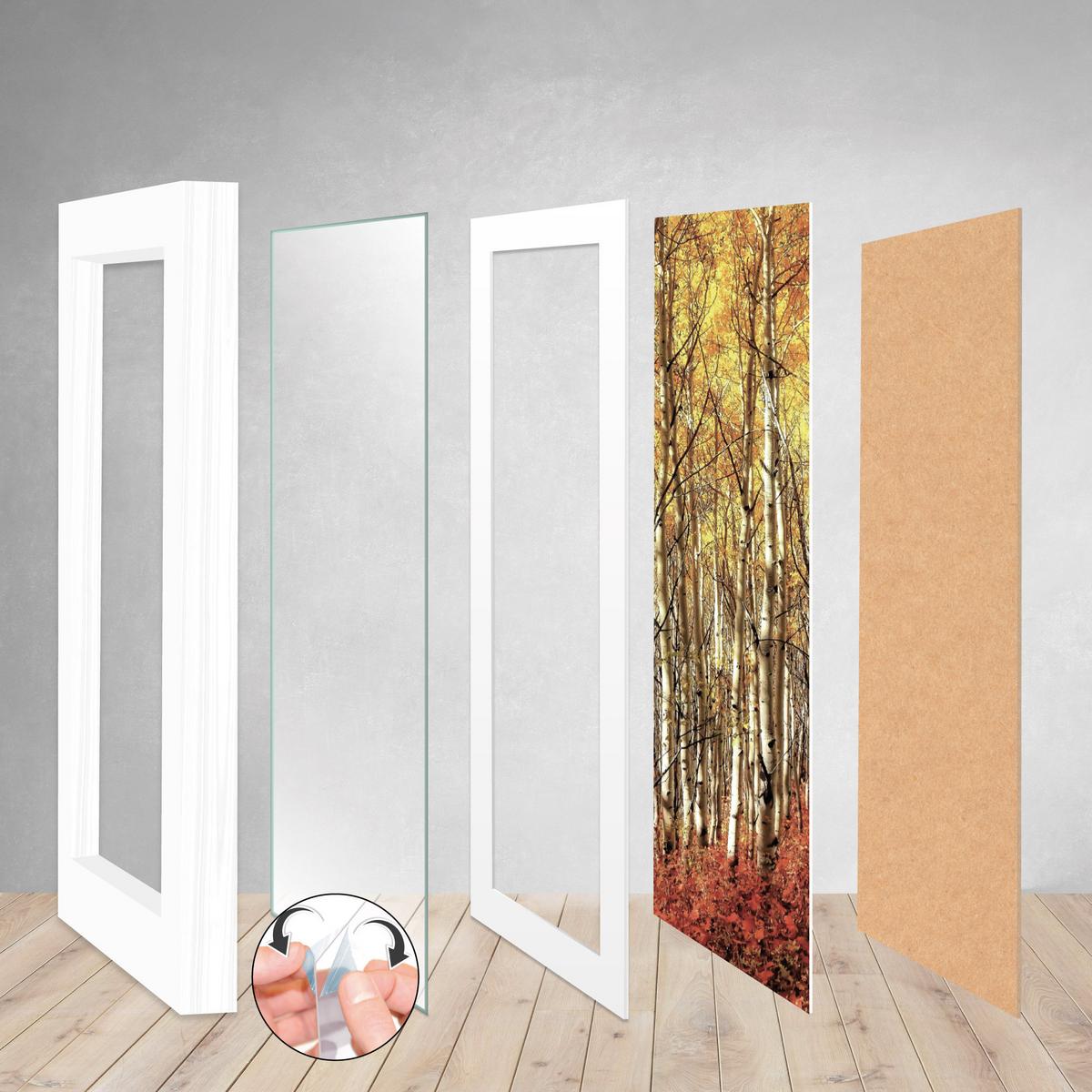 BILDERRAHMEN Passion MDF Weiß (18tlg) - Weiß, Holzwerkstoff (24/27cm) - BoMoe