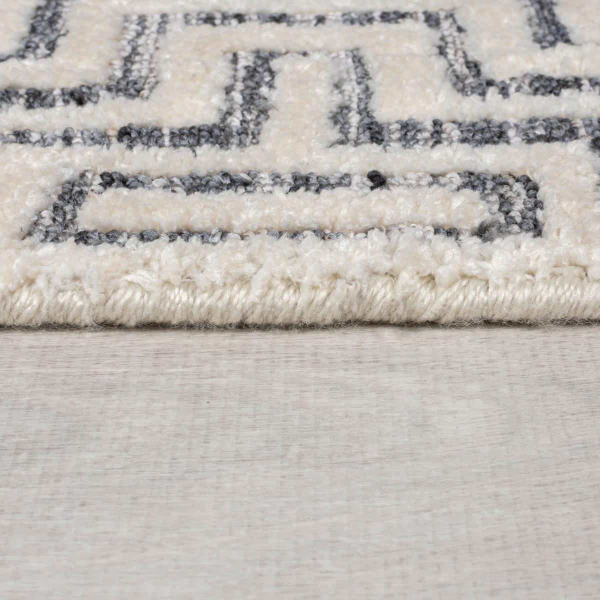 TEPPICH ARLEN, geometrisch, Grau, 160 x 230 cm - Grau, Textil (230/160cm) - KADIMA DESIGN