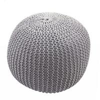 POUF Grau - Grau, Textil (50/40/50cm) - MCW