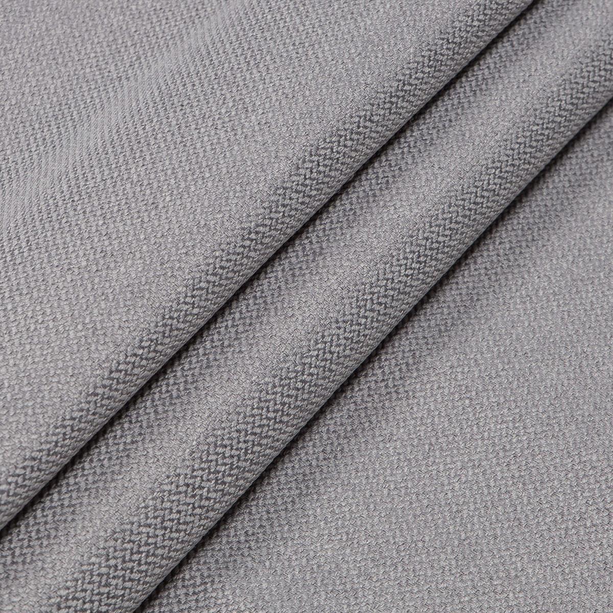 SOFA hellgrau Flachgewebe 2,5-Sitzer 203 cm, Couch mit Steppoptik - Chromfarben/Hellgrau, Holz/Textil (203/92/94cm) - Inn.Furn