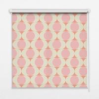 INNENROLLO - Fensterrollo - Rollo - 140x140 cm - Abstrakte Augen - Pink, Kunststoff (140/140/0.5cm) - TULUP