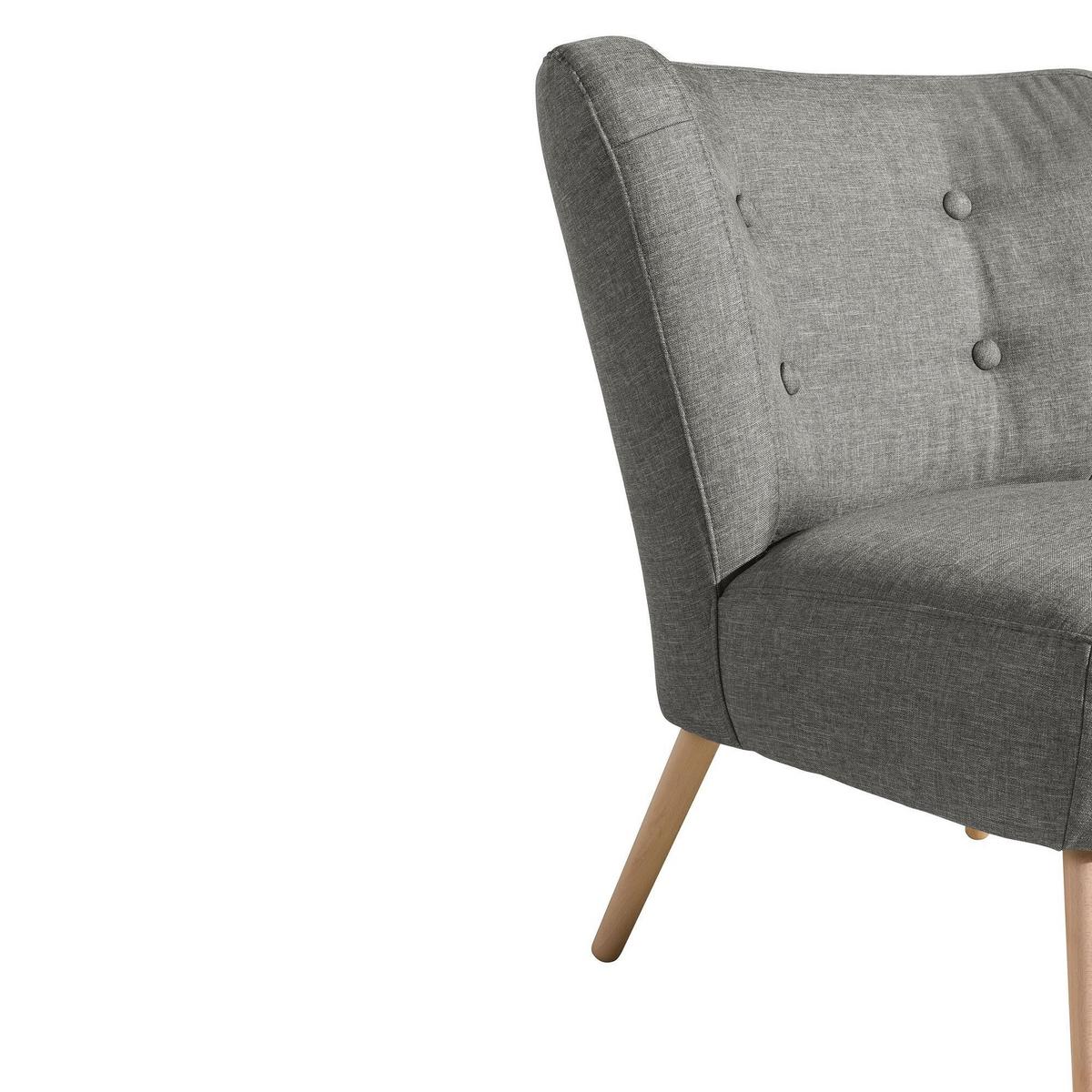 SESSEL Kassi Bezug Flachgewebe Buche natur / hellgrau - Hellgrau, Kunststoff (69/80/68cm) - 58aufmkessel