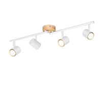 DECKENSTRAHLER Hersfeld 4-flammig 71/6.5/16.5 cm - Weiß, Metall (71/6.5/16.5cm) - Nettlife