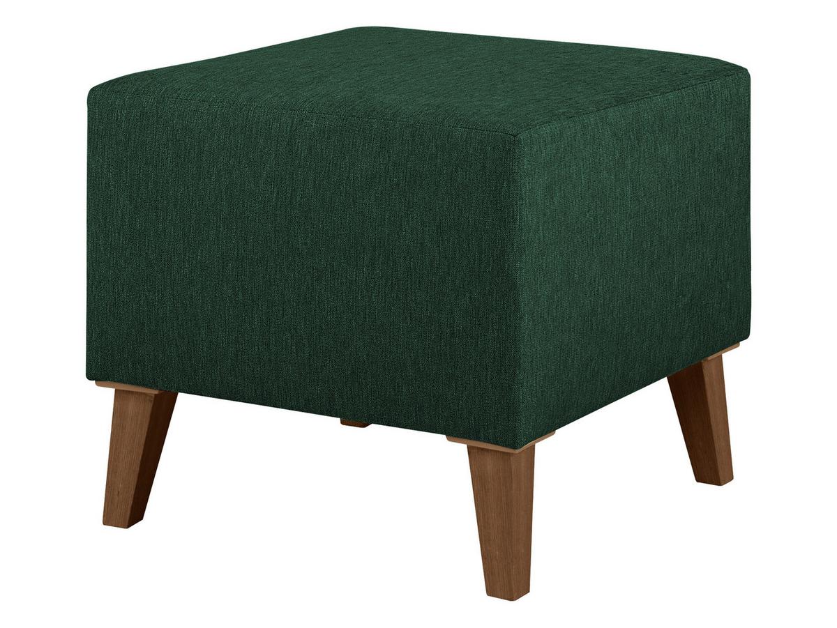 POLSTERHOCKER Oviedo - Grün, Holz/Kunststoff (51/45/51cm) - MIRJAN24