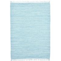 FLECKERLTEPPICH Chindi 40x60 cm - Hellblau, Textil (40/60cm) - Rug and Roll