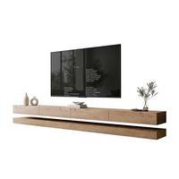 TV-RACK SKY 280 cm, Wotan Eiche - Eiche Wotan, Holzwerkstoff (280/25/34cm) - Lookway