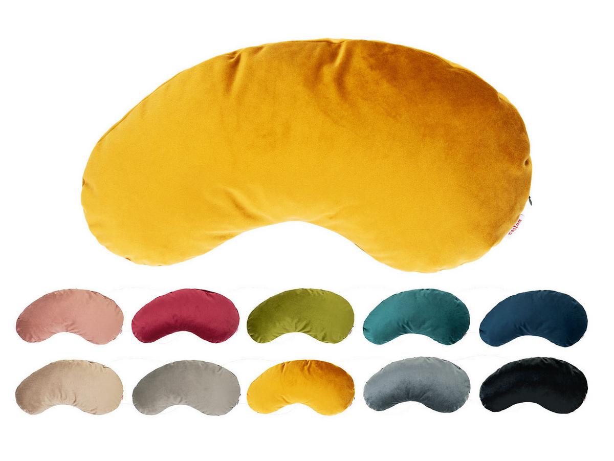 KISSEN-BOHNE Samt&Sonders curry-senf 45/25 cm - Currygelb, Textil (25/45cm) - beties Heimtextil