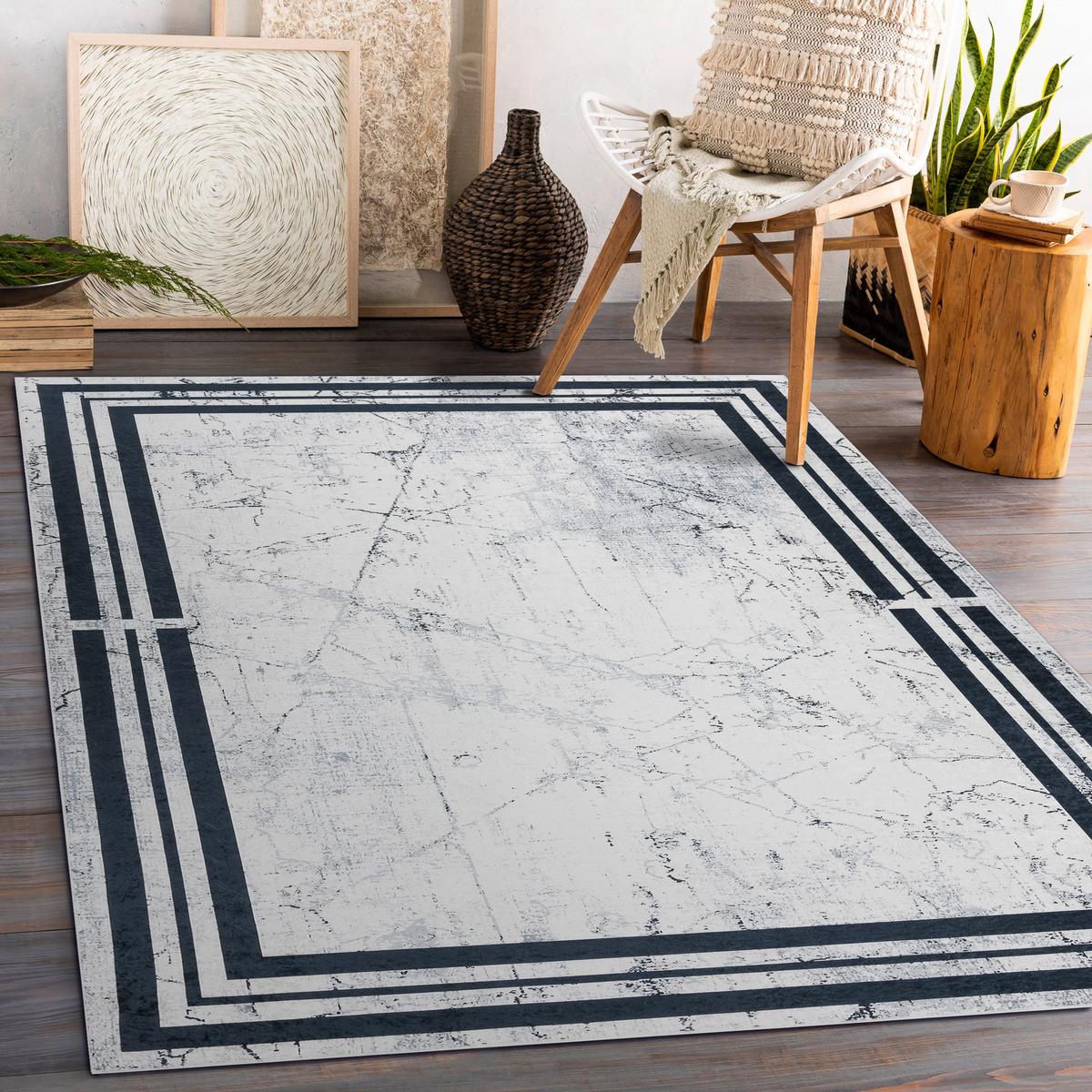 TEPPICH Andre 160/220 cm - Weiß, Textil (160/220cm) - rugsX
