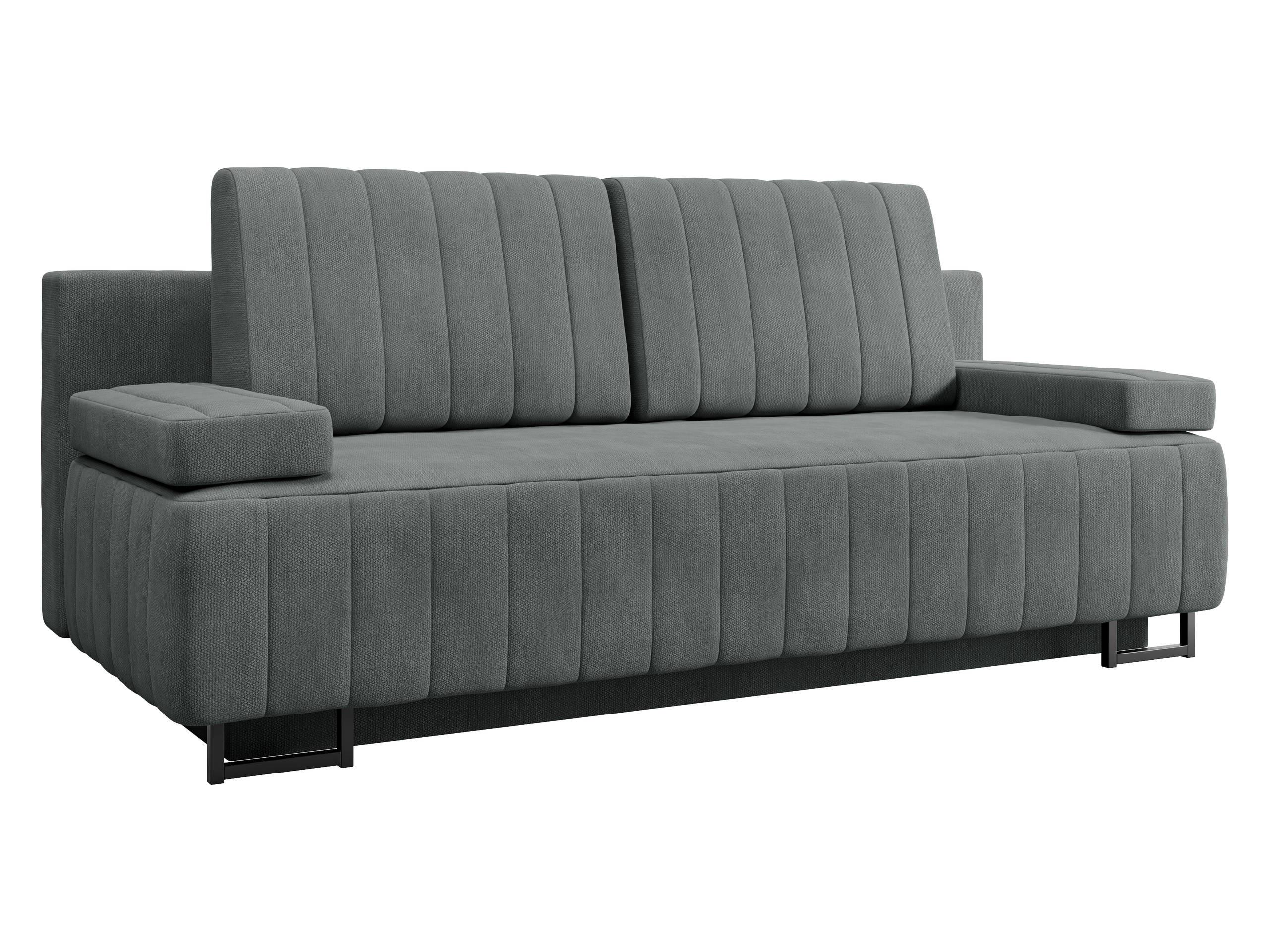 SCHLAFSOFA Laguna - Greige/Schwarz, Holz/Textil (200/90/90cm) - MIRJAN24