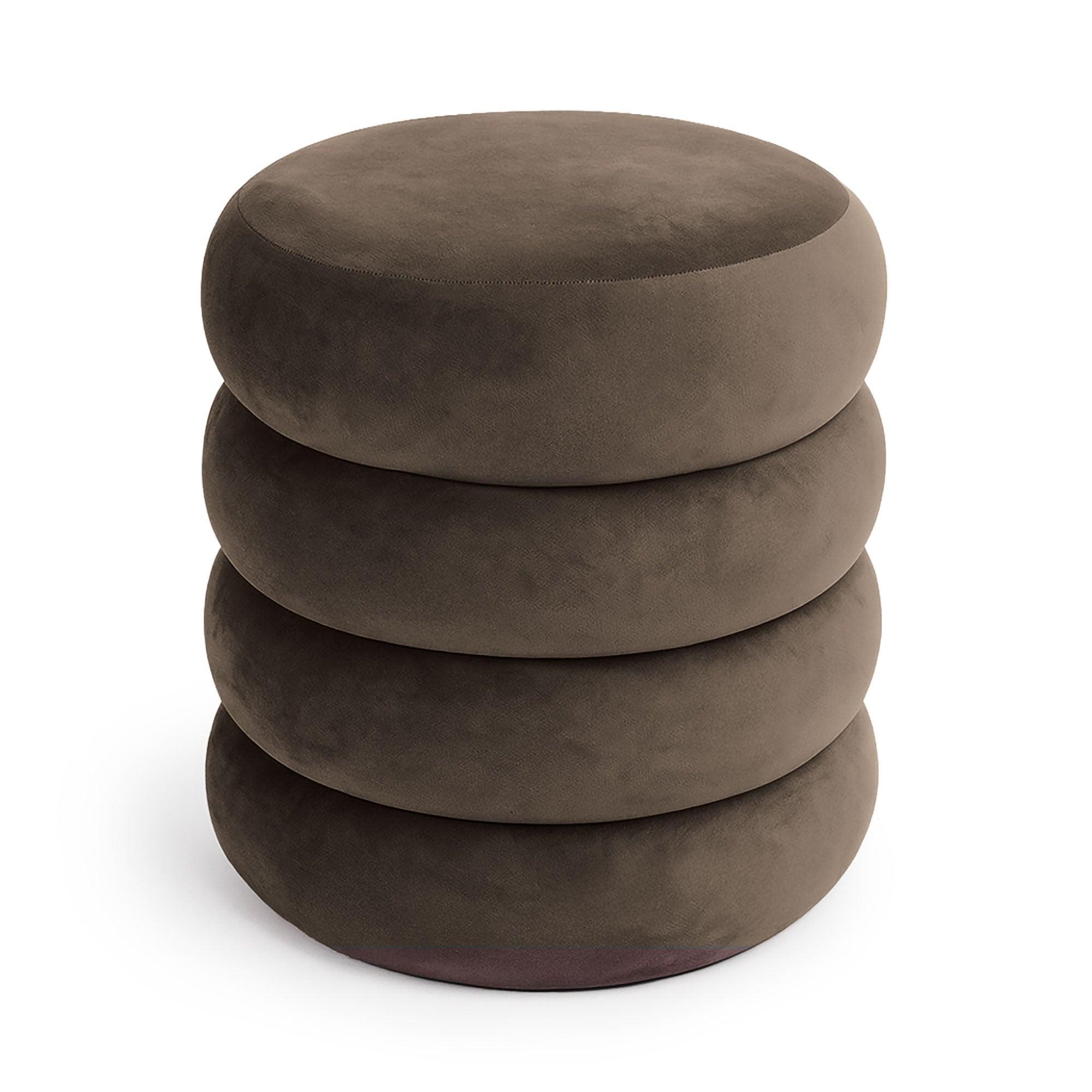 POLSTERHOCKER mit Stauraum braun - Braun, Textil (42/45/42cm) - RAUMHIRSCH FURNITURE