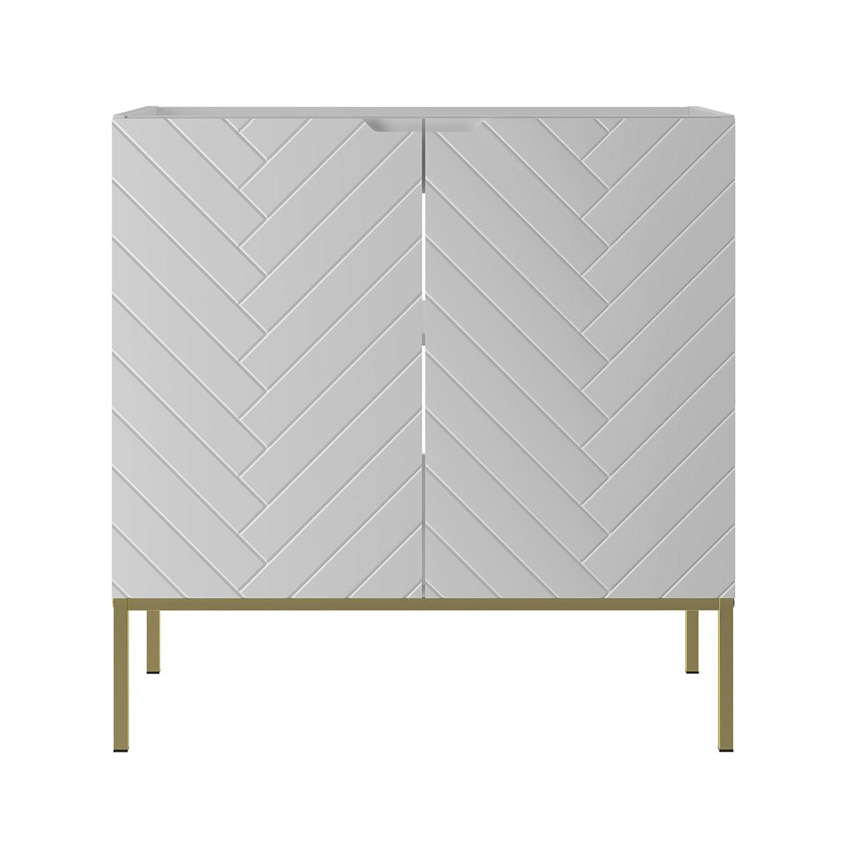WASCHTISCHUNTERSCHRANK 80cm Daria Weiß - Weiß, Holzwerkstoff (80/82/45.8cm) - Petits-meubles